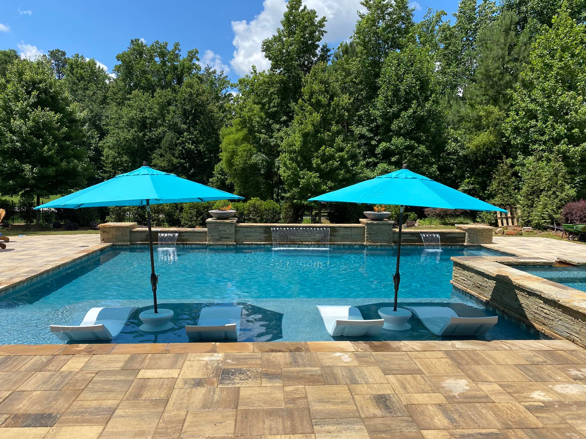 custom pool installation
