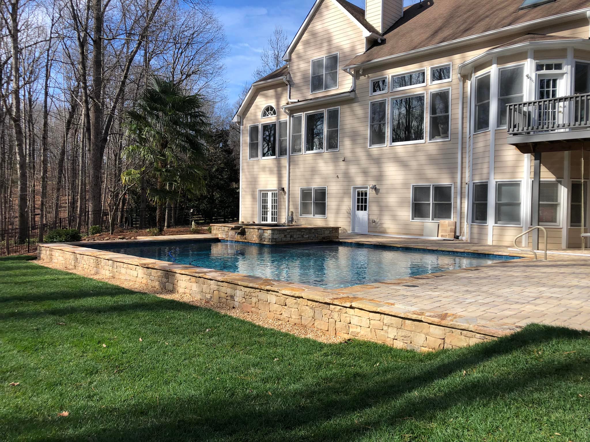 custom inground pool design