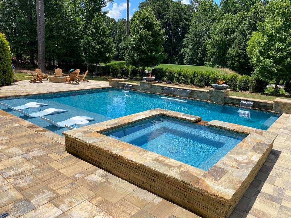 custom inground pool installation