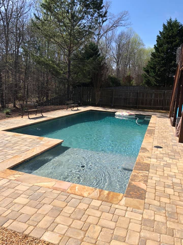 After Pool Installation in Alpharetta, GA