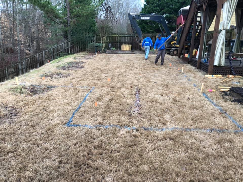 Before Pool Installation in Alpharetta, GA